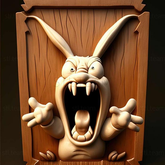 3D model Rayman Raving Rabbids 2 game (STL)